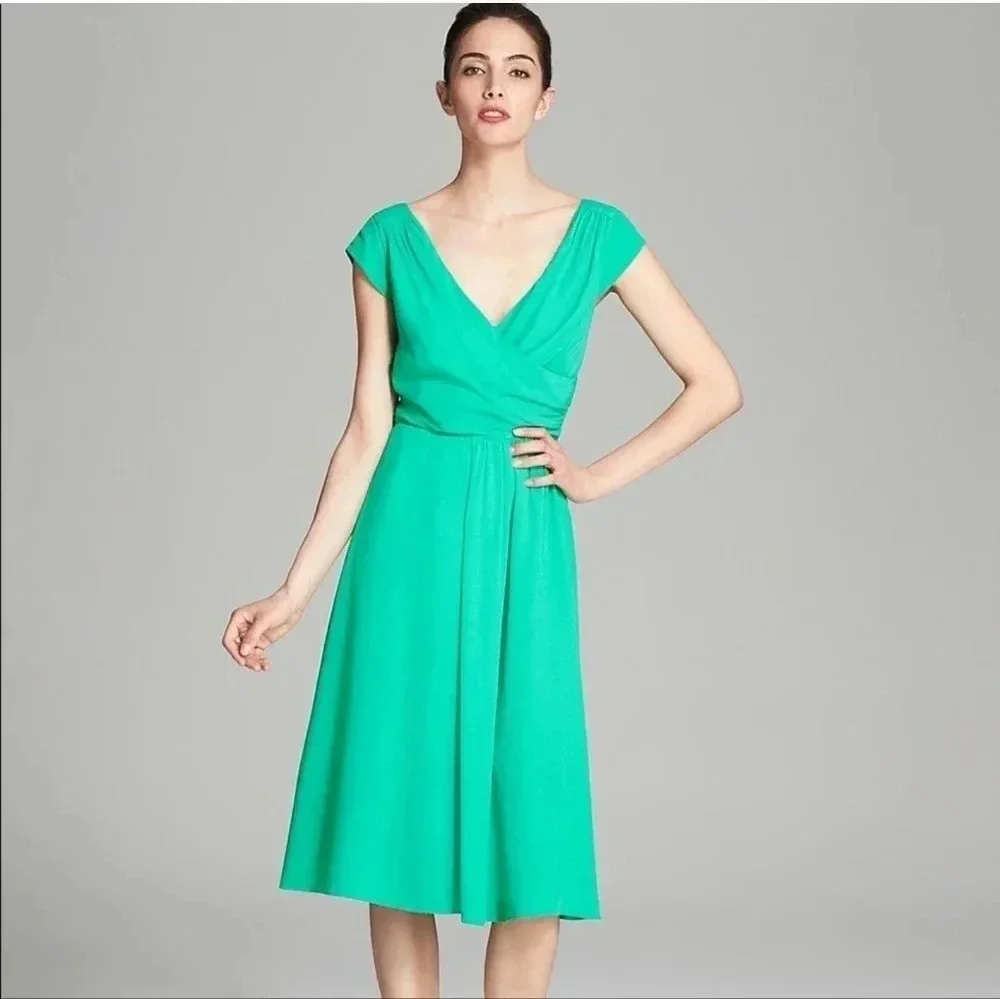 Kate Spade New York V-Neck Midi Length Dress